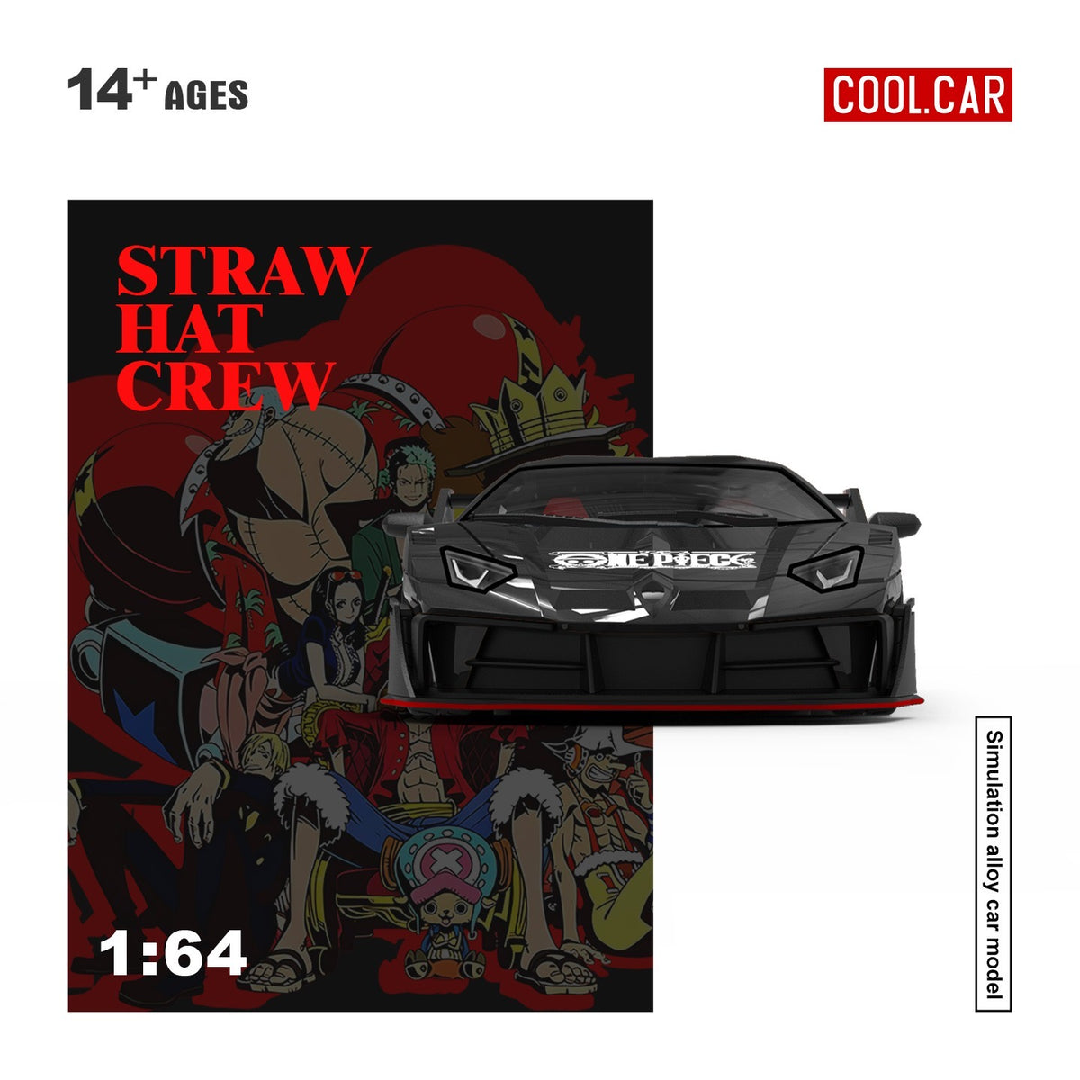 CoolCar - Pre-Order - Lamborghini GTEVO - One Piece - CC643839