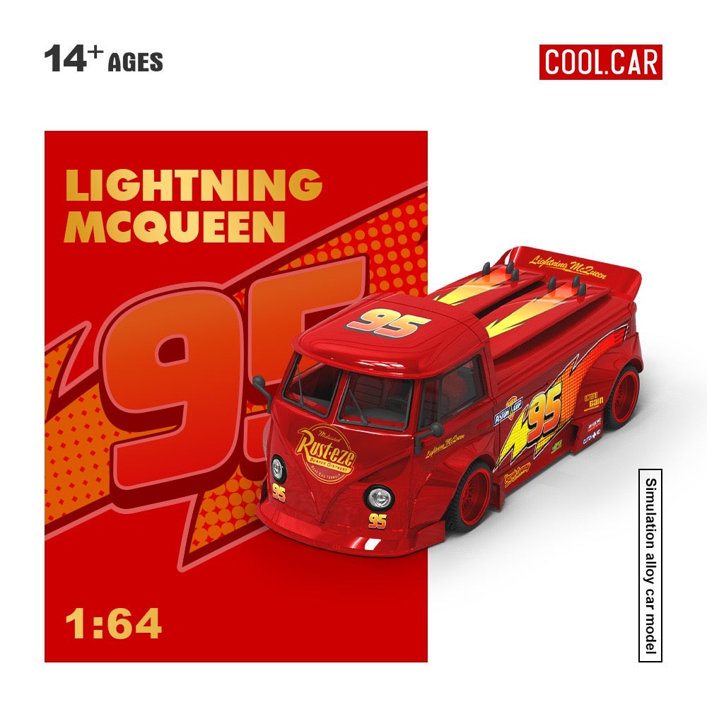 CoolCar - Pre-Order - Volkswagen T1 Pick-Up - Lightning McQueen - CC643923