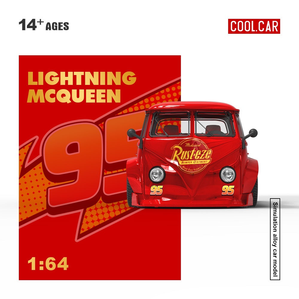 CoolCar - Pre-Order - Volkswagen T1 Pick-Up - Lightning McQueen - CC643923