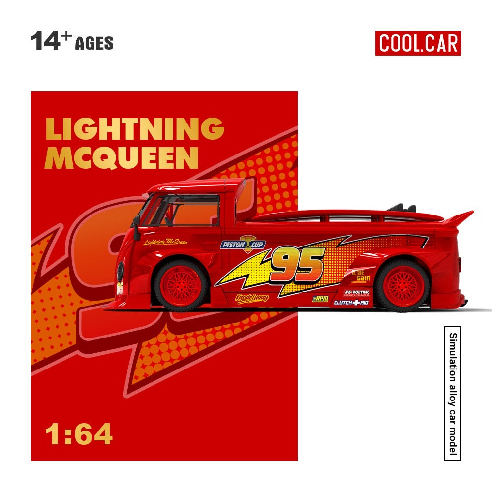CoolCar - Pre-Order - Volkswagen T1 Pick-Up - Lightning McQueen - CC643923