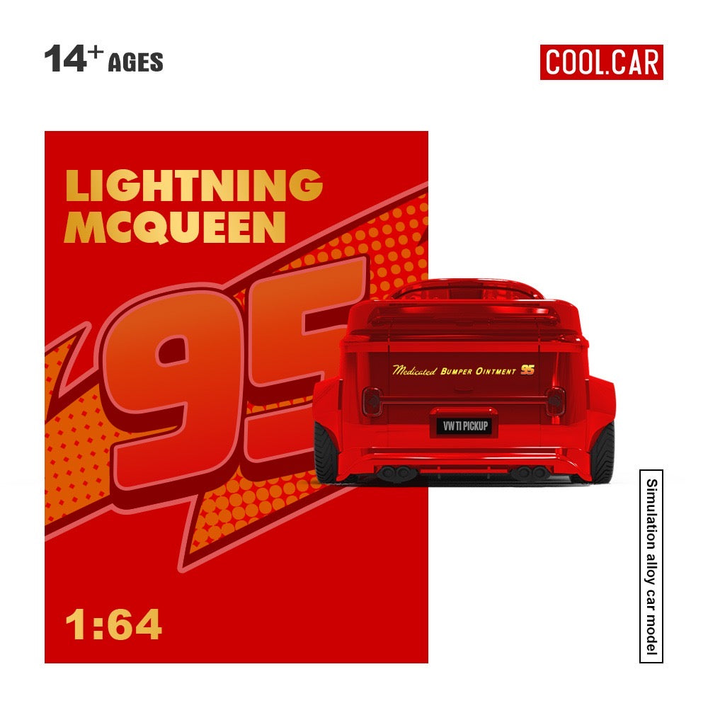 CoolCar - Pre-Order - Volkswagen T1 Pick-Up - Lightning McQueen - CC643923