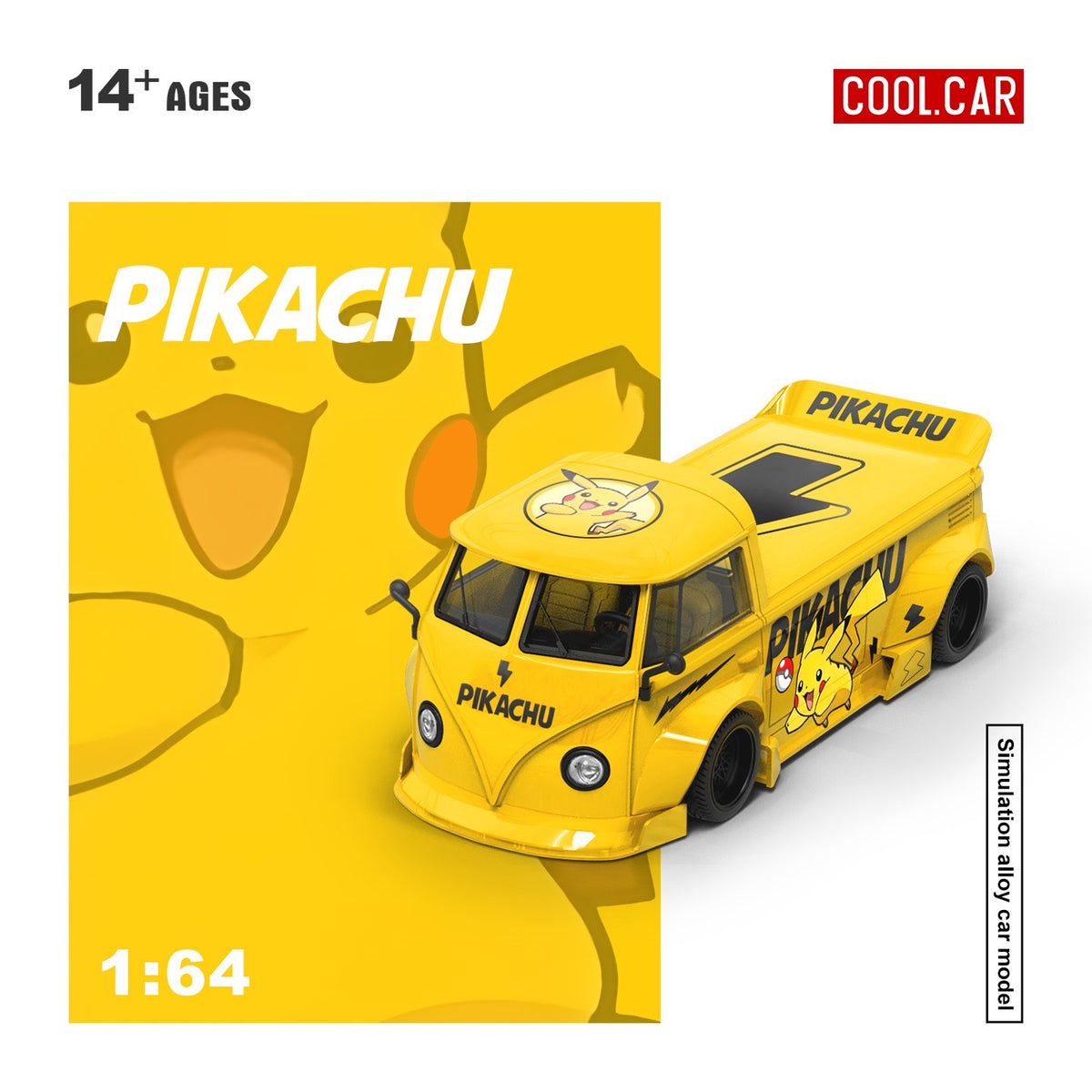 CoolCar - Pre-Order - Volkswagen T1 Pickup - Pikachu - CC643924