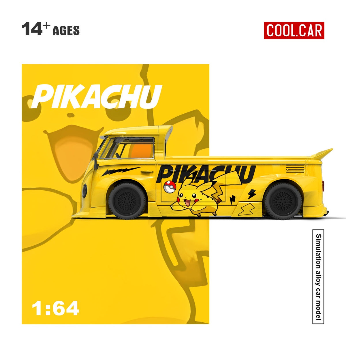 CoolCar - Pre-Order - Volkswagen T1 Pickup - Pikachu - CC643924