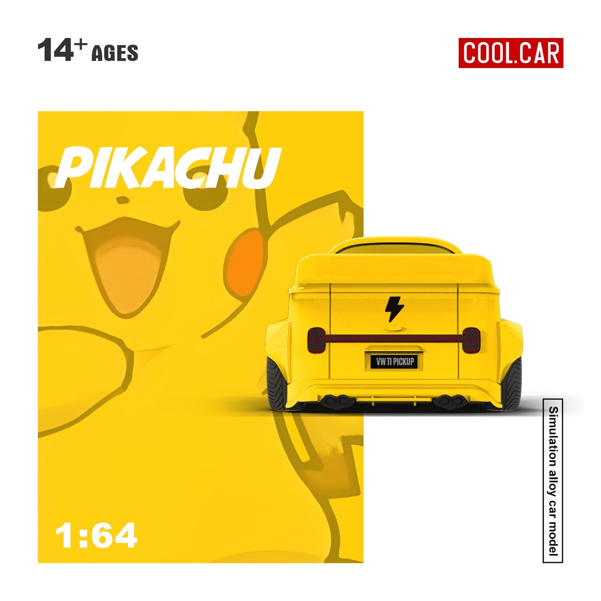 CoolCar - Pre-Order - Volkswagen T1 Pickup - Pikachu - CC643924