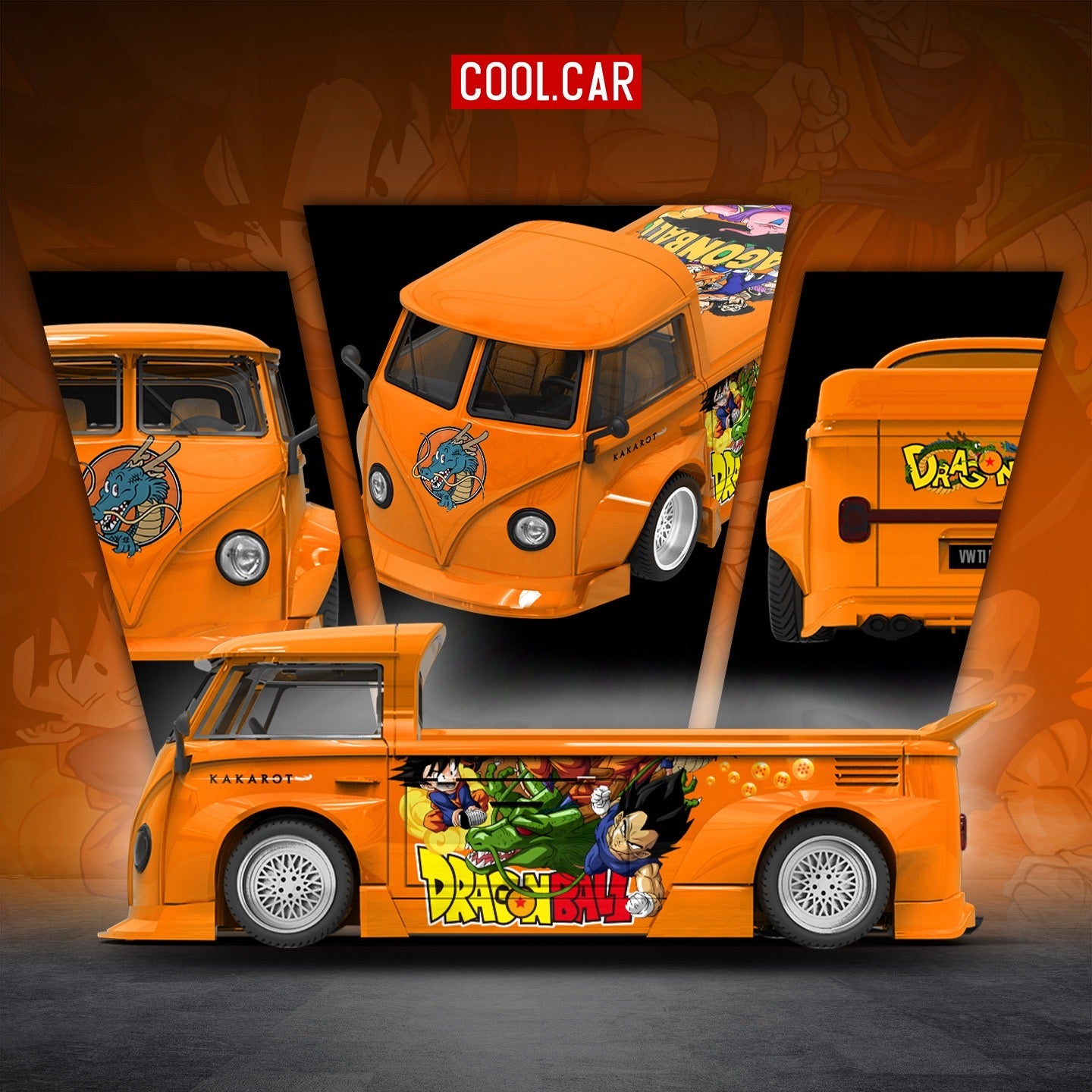 CoolCar - Pre-Order - Volkswagen T1 Pickup - DragonBall - CC643925