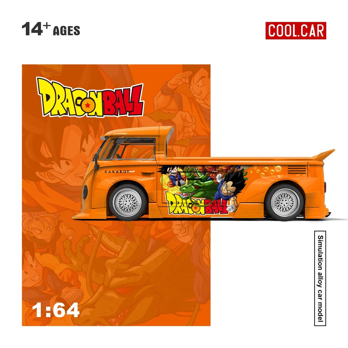 CoolCar - Pre-Order - Volkswagen T1 Pickup - DragonBall - CC643925