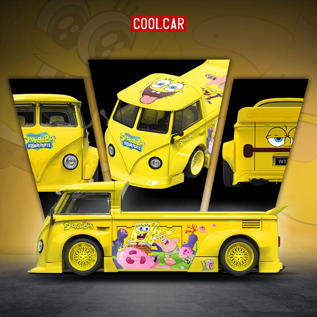 CoolCar - Pre-Order - Volkswagen T1 Pickup - SpongeBob - CC643926