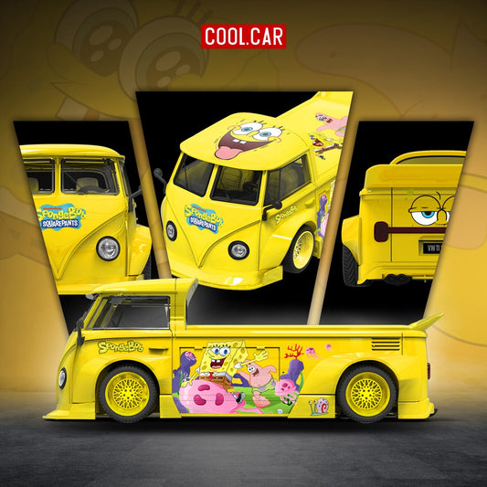 CoolCar - Pre-Order - Volkswagen T1 Pickup - SpongeBob - CC643926