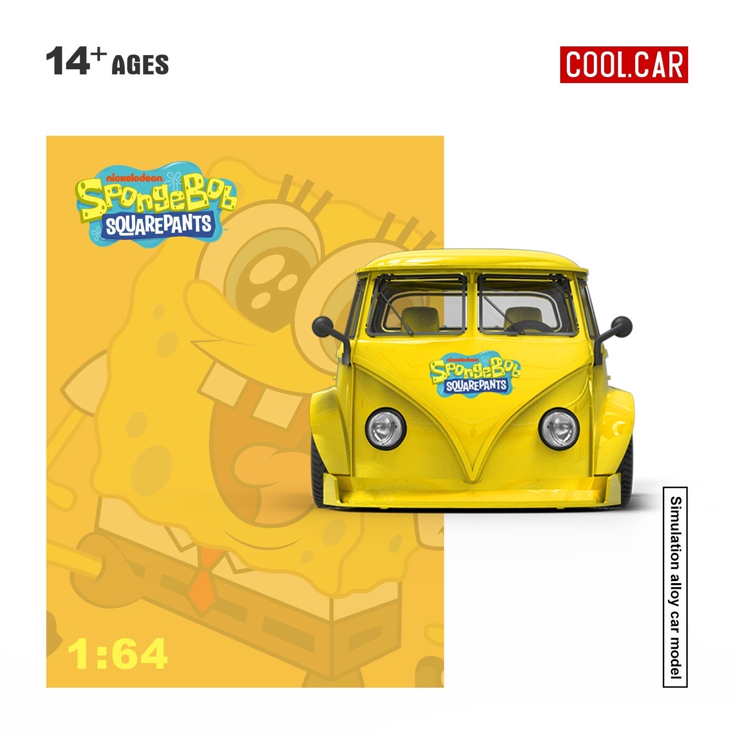 CoolCar - Pre-Order - Volkswagen T1 Pickup - SpongeBob - CC643926