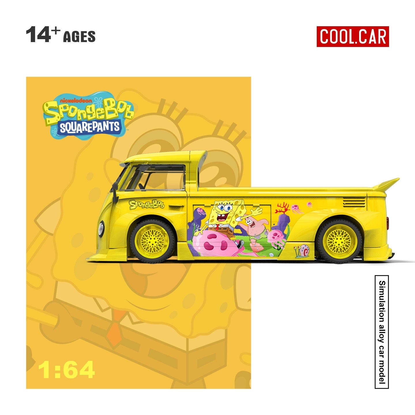 CoolCar - Pre-Order - Volkswagen T1 Pickup - SpongeBob - CC643926