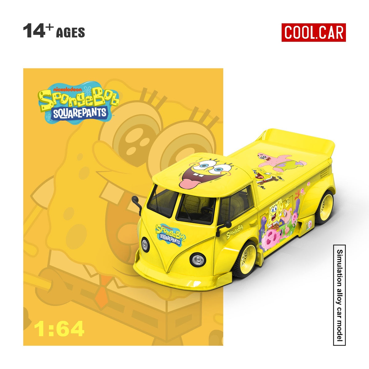 CoolCar - Pre-Order - Volkswagen T1 Pickup - SpongeBob - CC643926