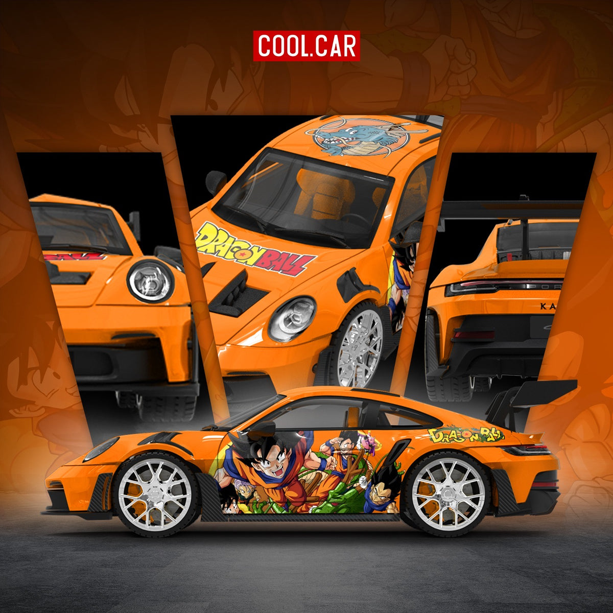 CoolCar - Pre-Order - Porsche 992 GT3 RS - Dragon Ball - CC644653