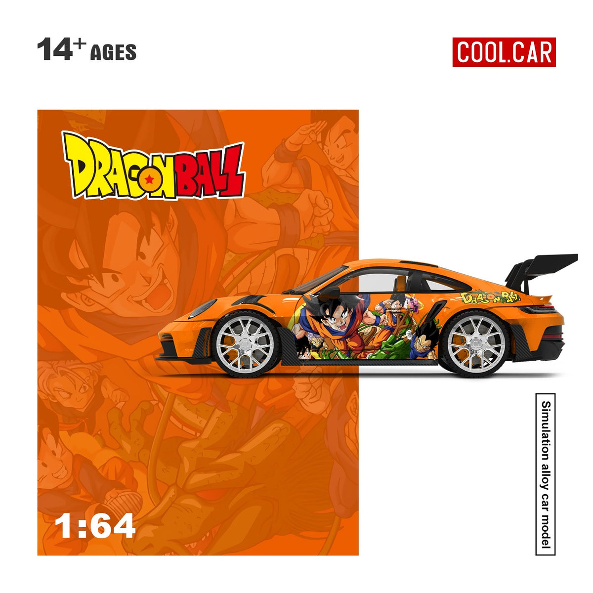 CoolCar - Pre-Order - Porsche 992 GT3 RS - Dragon Ball - CC644653