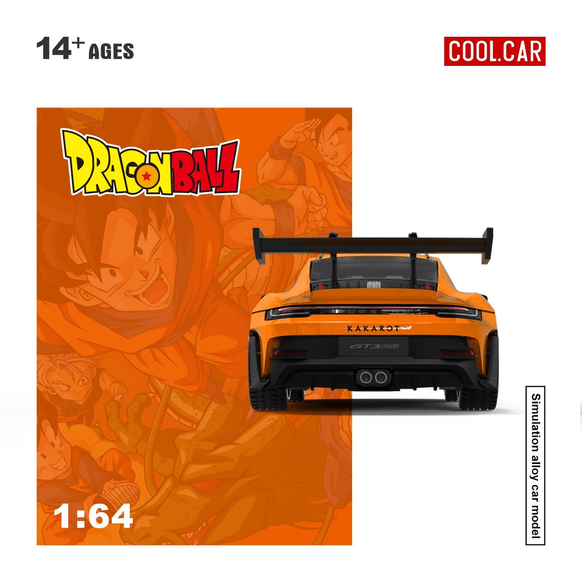 CoolCar - Pre-Order - Porsche 992 GT3 RS - Dragon Ball - CC644653