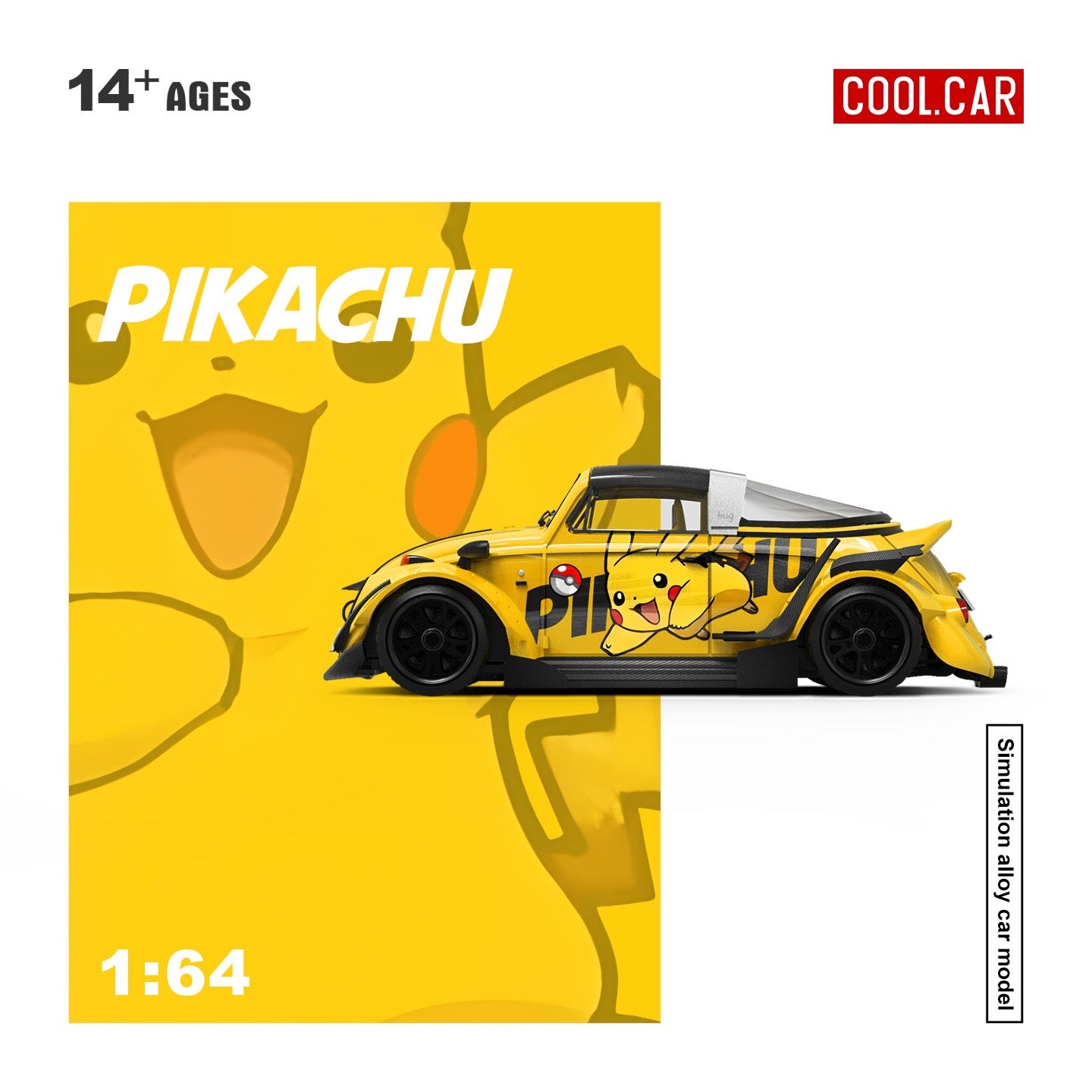 CoolCar - Pre-Order - Volkswagen Beetle Pikachu - CC646234