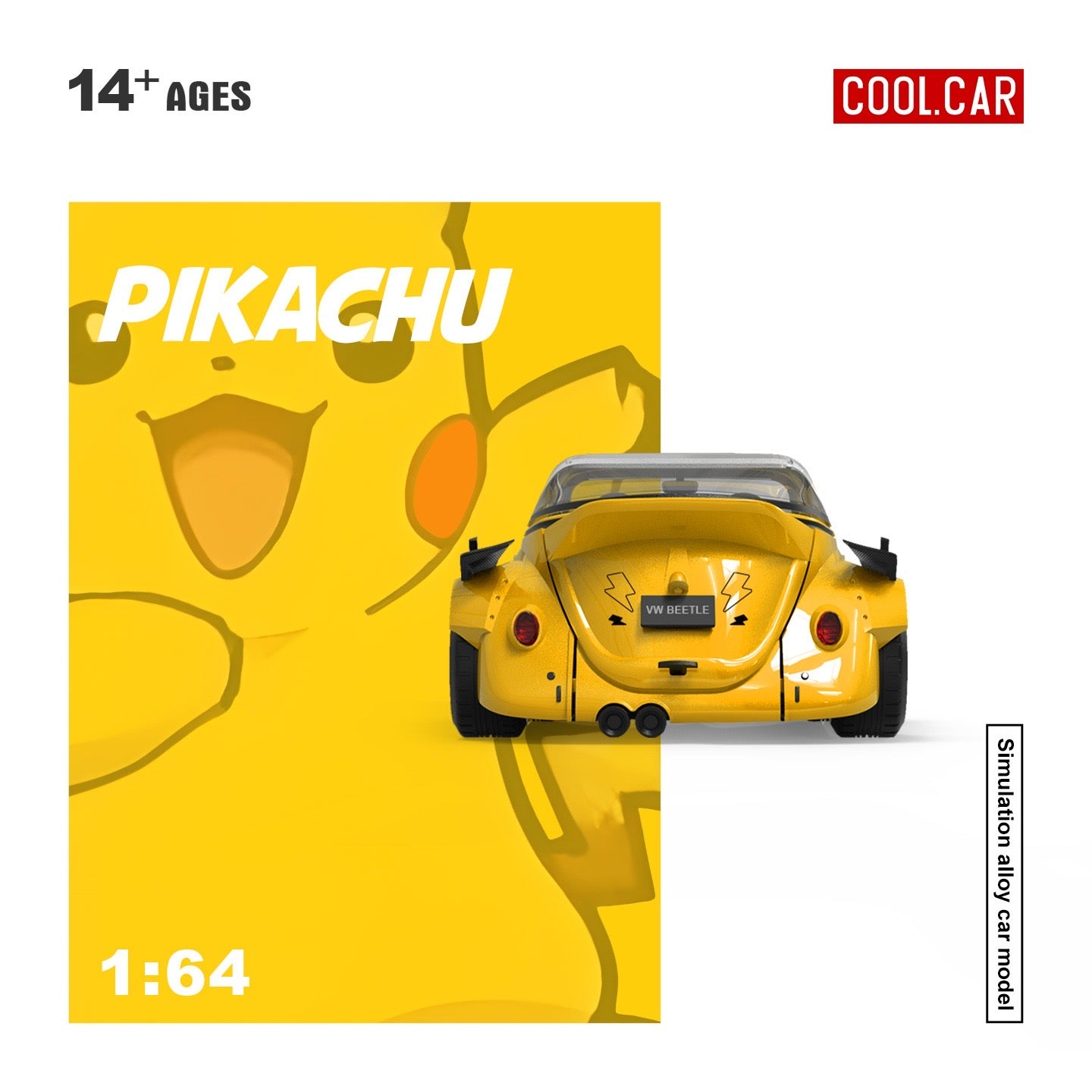 CoolCar - Pre-Order - Volkswagen Beetle Pikachu - CC646234