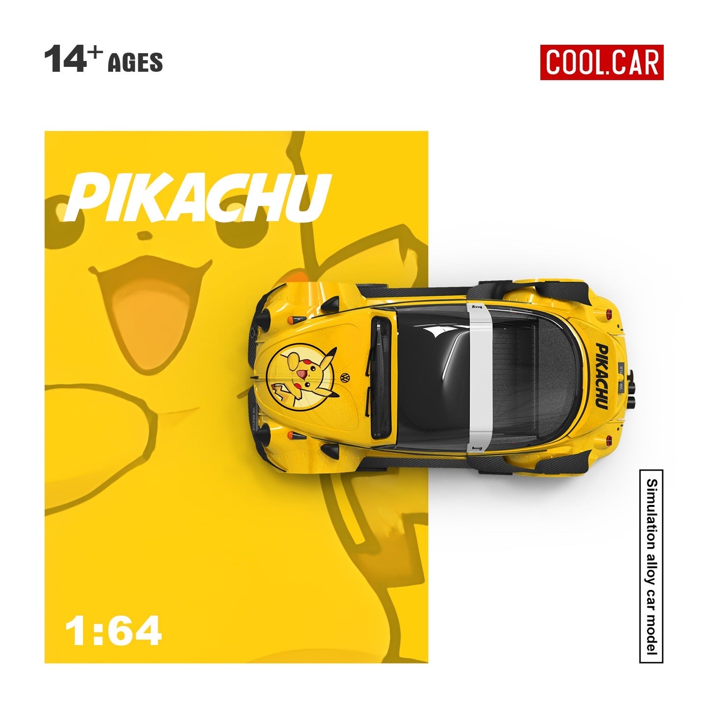 CoolCar - Pre-Order - Volkswagen Beetle Pikachu - CC646234