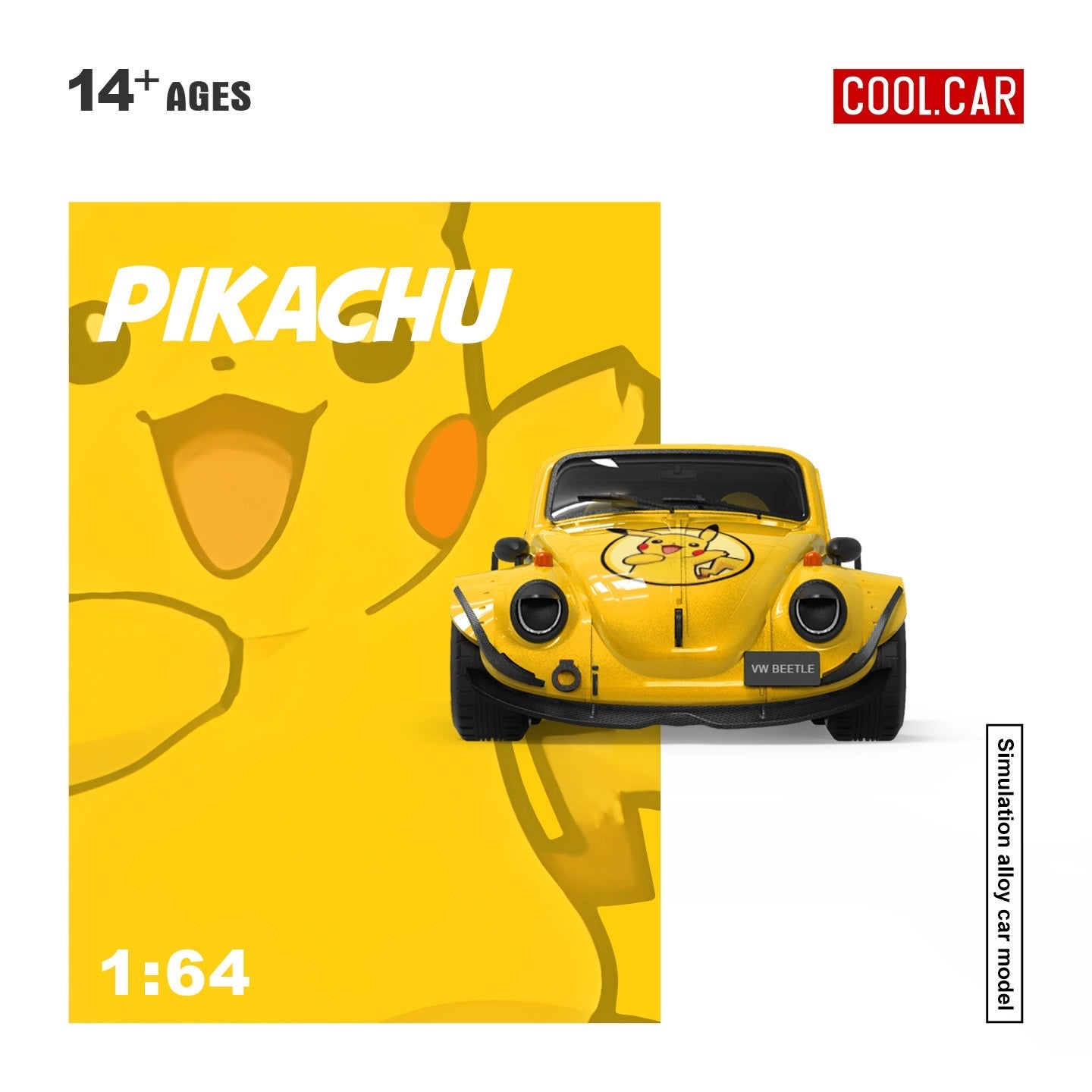 CoolCar - Pre-Order - Volkswagen Beetle Pikachu - CC646234