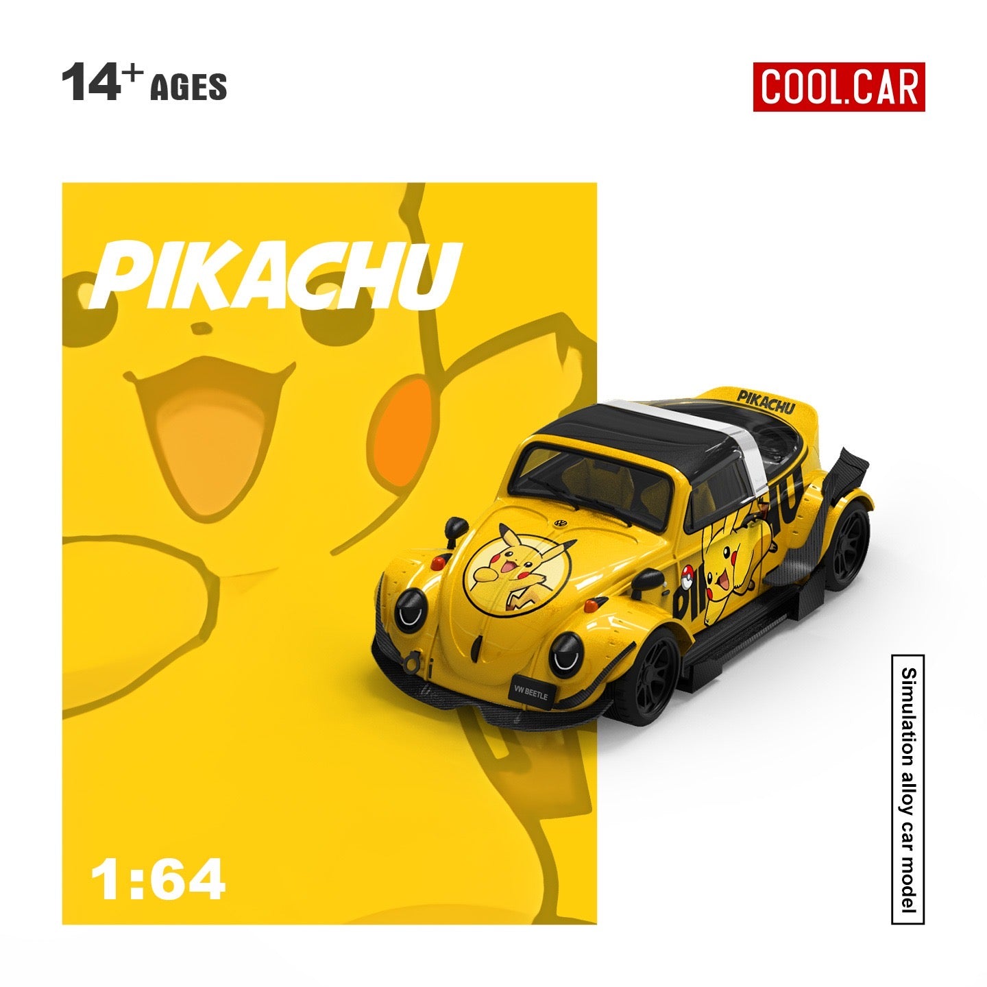 CoolCar - Pre-Order - Volkswagen Beetle Pikachu - CC646234
