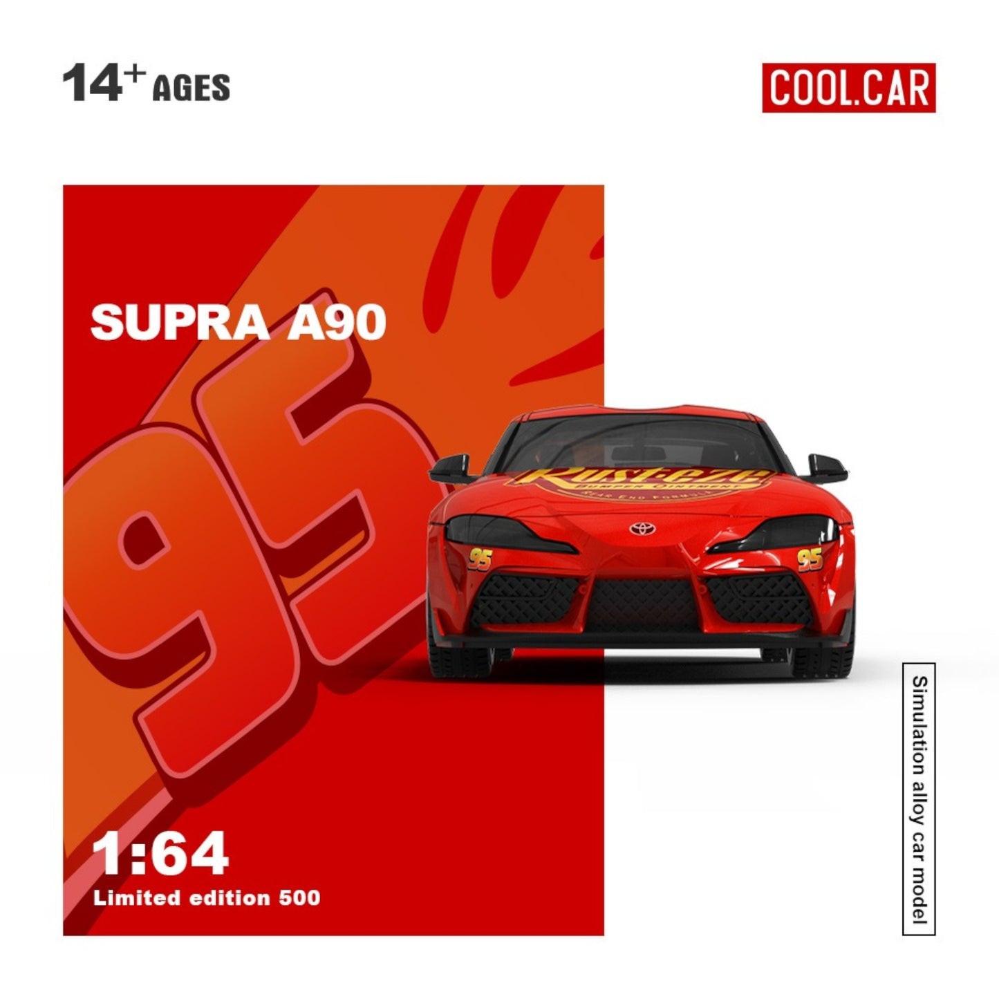 Pre-Order bis 19.09.2025 - CoolCar - Supa A90 Lightning McQueen Paint - CC647416