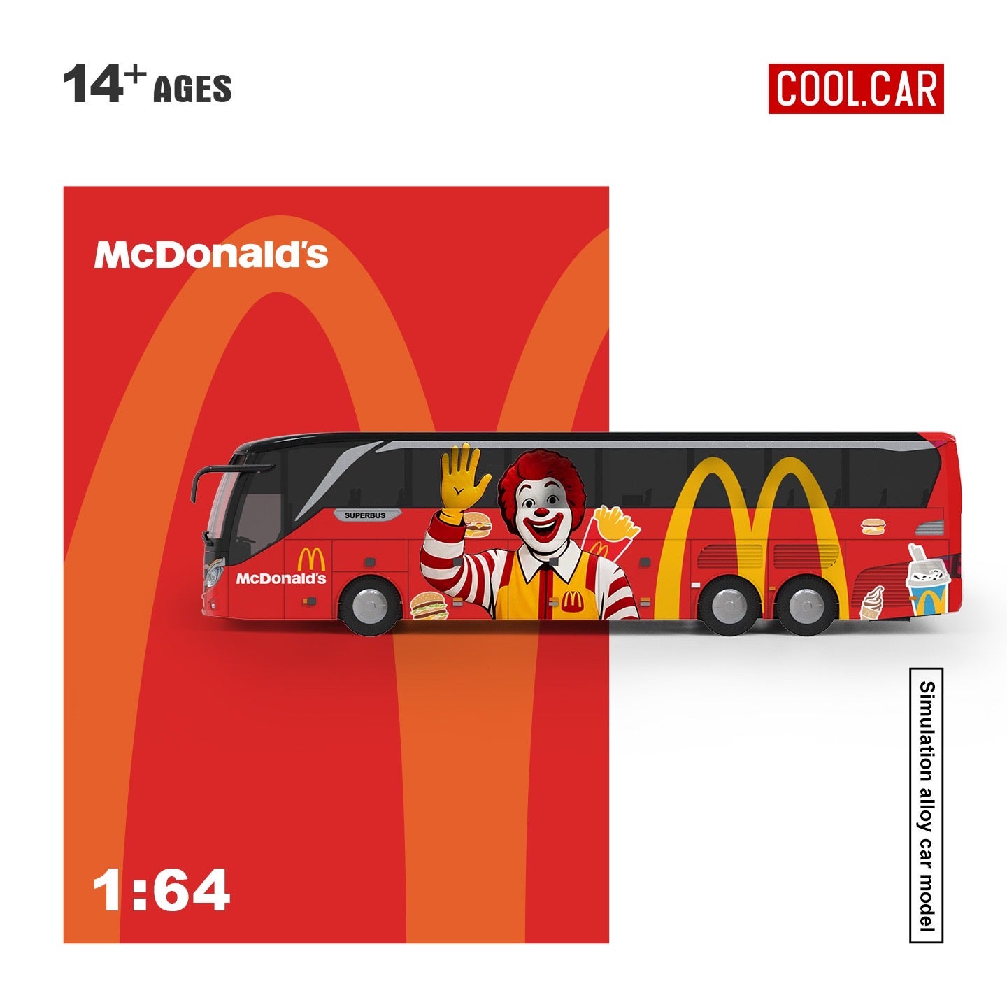 CoolCar - Pre-Order - McDonalds SuperBus - CC800705
