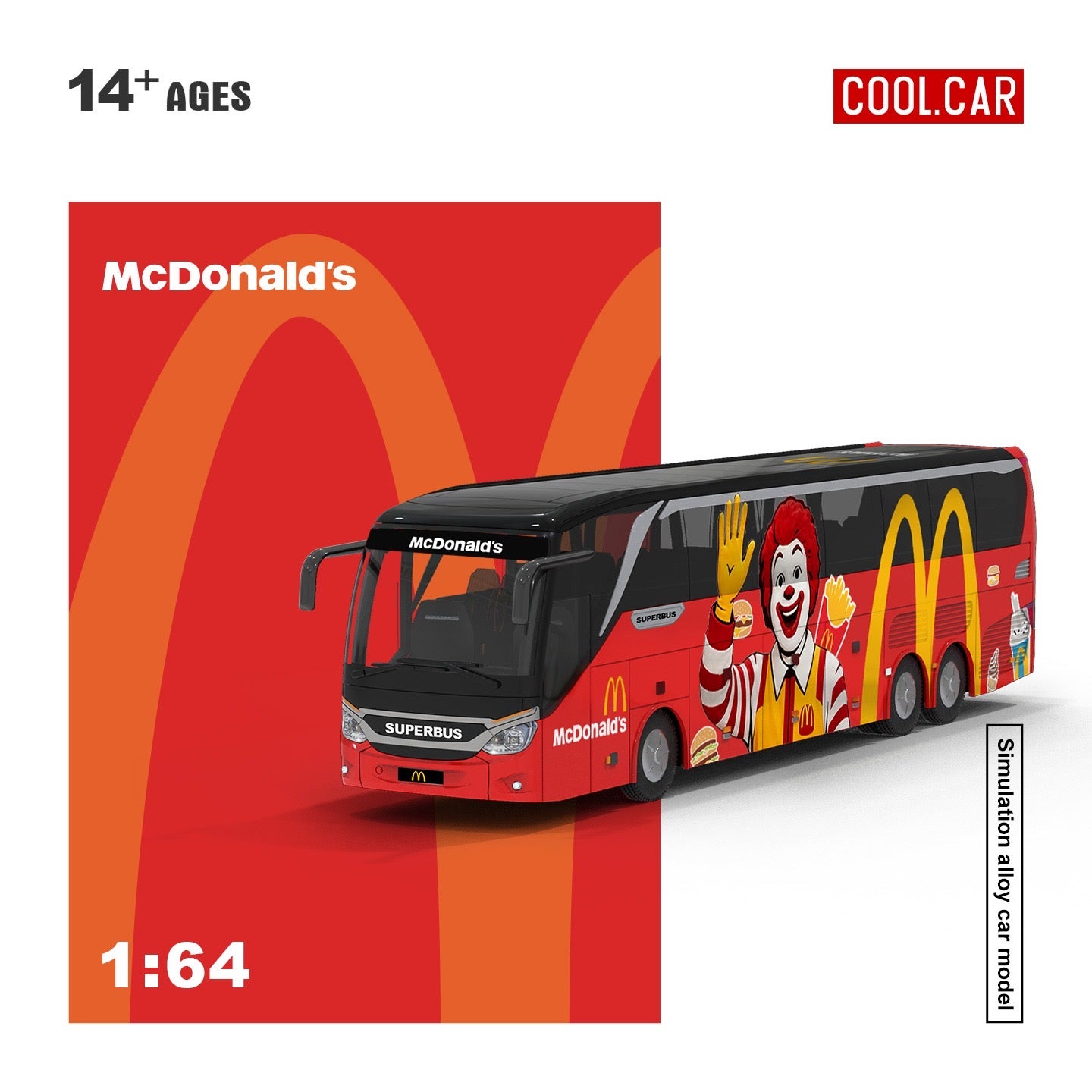 CoolCar - Pre-Order - McDonalds SuperBus - CC800705