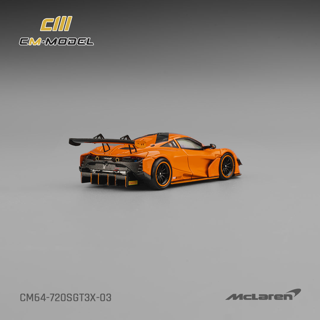 CM Model - Pre-Order - Mclaren 720SGT3X Papaya Orange