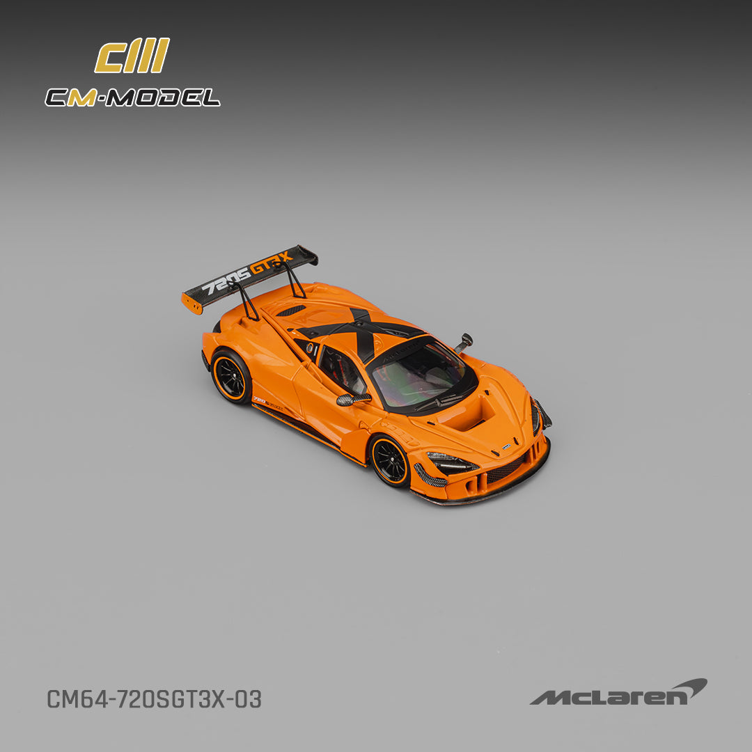 CM Model - Pre-Order - Mclaren 720SGT3X Papaya Orange