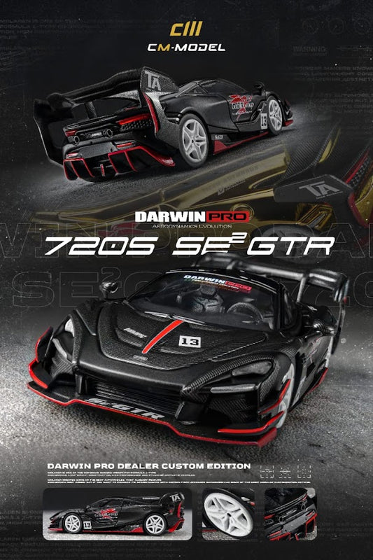 CM Model - Pre-Order - DarwinPro 720SeGTR Matt Black Special limited edition - CM64-720SeGTR-02