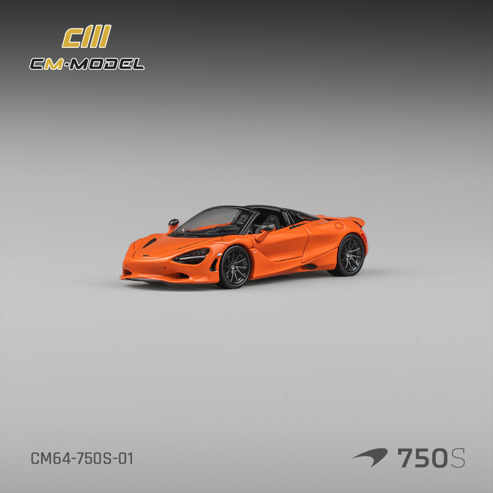 Pre-Order bis 14.03.2025 - CM Model - Mclaren 750S Spider Ember Orange - CM64-750S-01