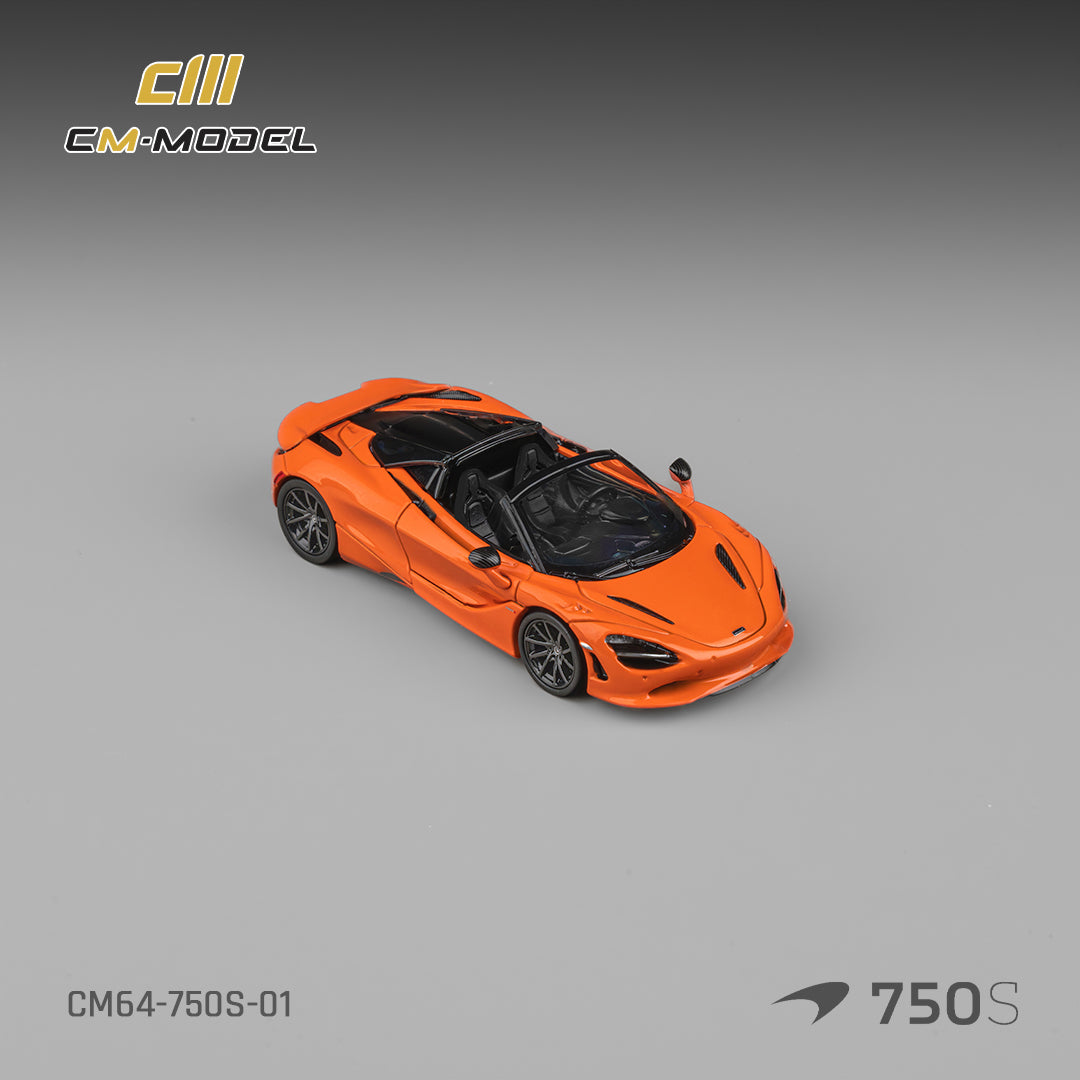 CM Model - Pre-Order - Mclaren 750S Spider Ember Orange - CM64-750S-01