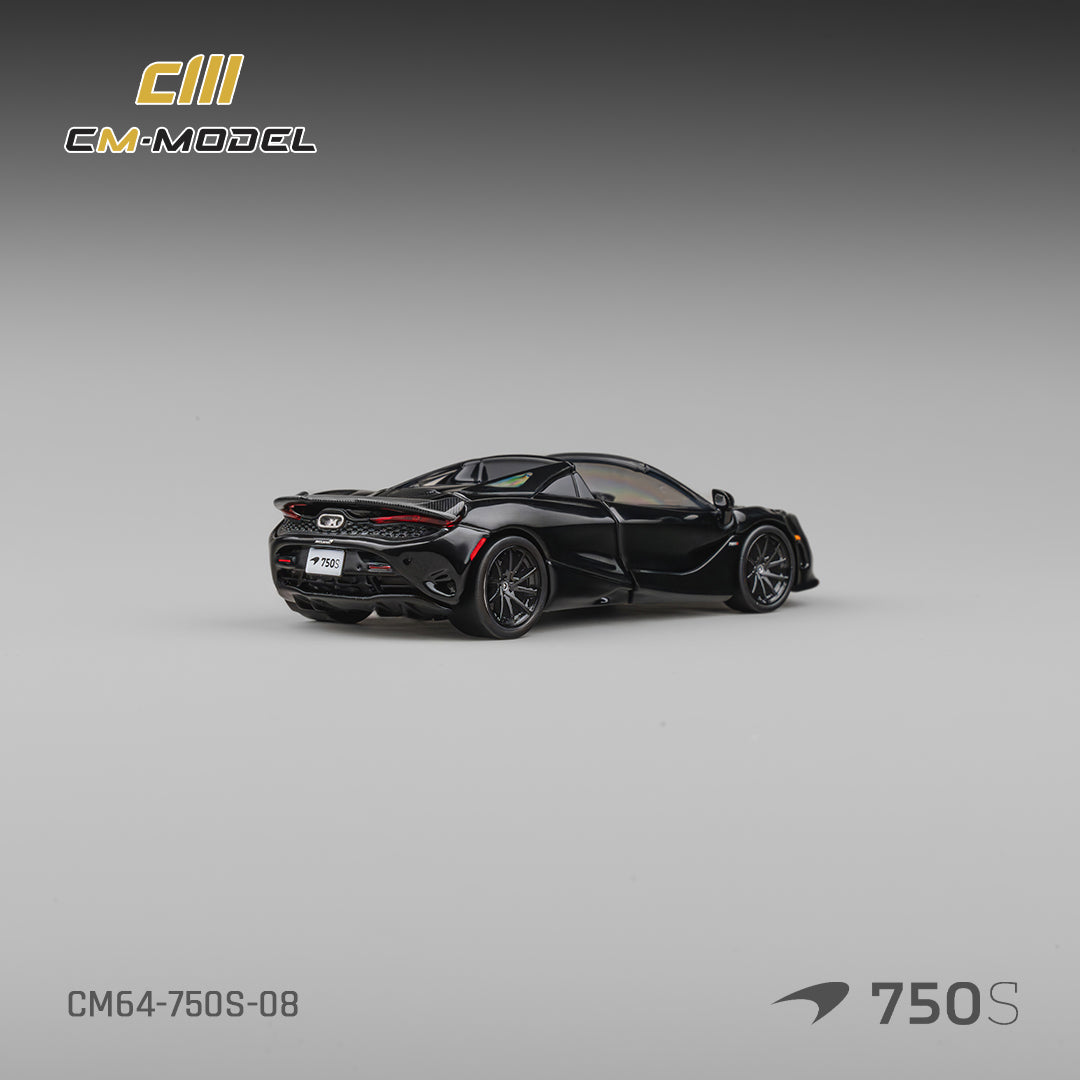 CM Model - Pre-Order - Mclaren 750S Spider Onyx Black - CM64-750S-08