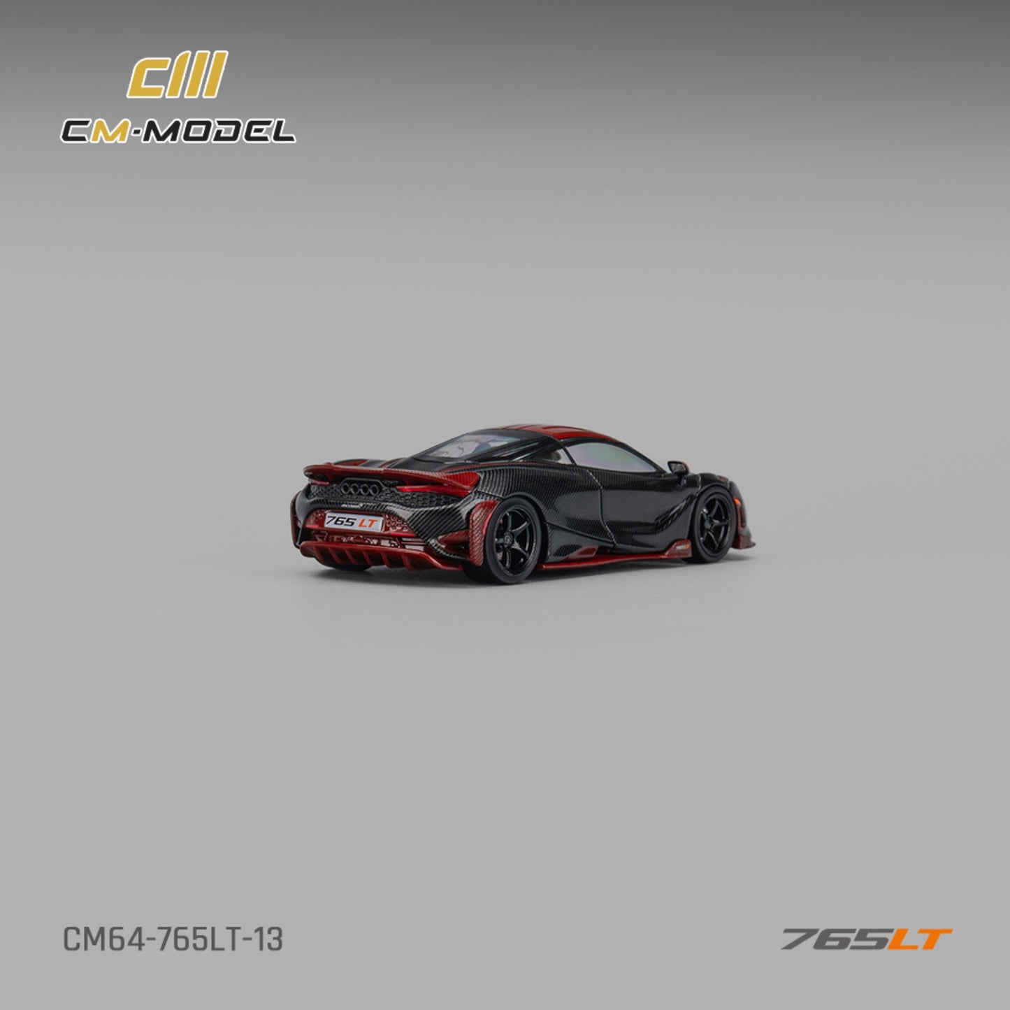 CM Model - Pre-Order - Mclaren 765LT Fullcarbon Red - CM64-765LT-13