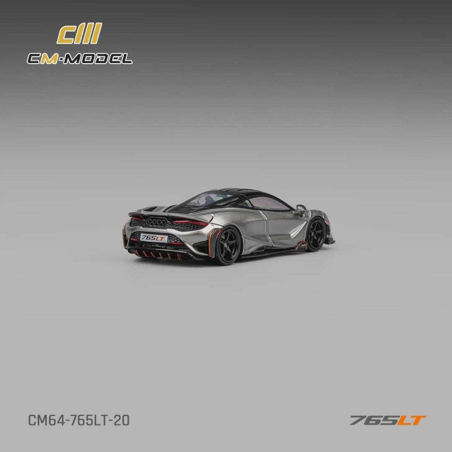 CM Model - Pre-Order - McLaren 765LT Silver Grey - CM64-765LT-20