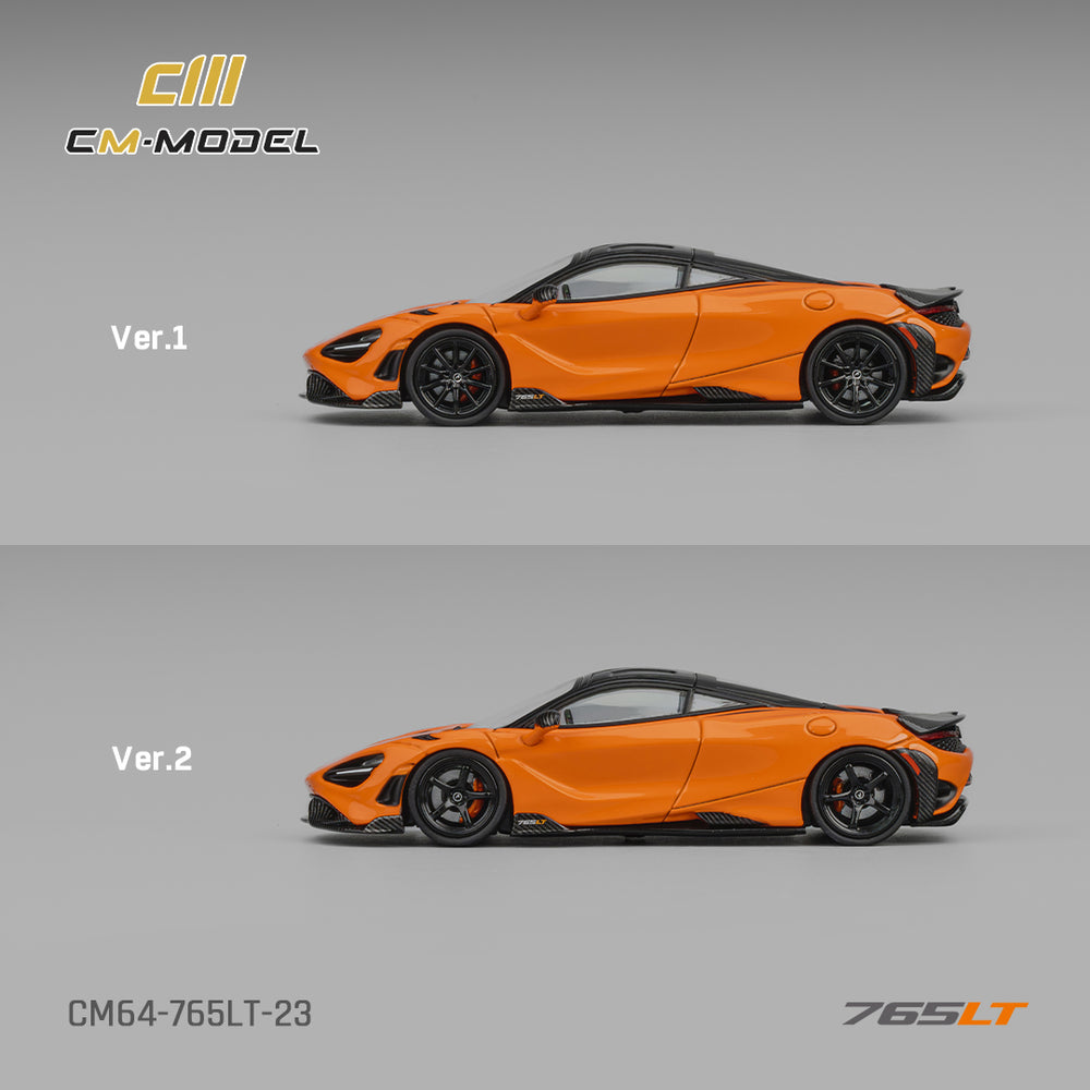 CM Model - Pre-Order - Mclaren 765LT Papaya Orange - CM64-765LT-23