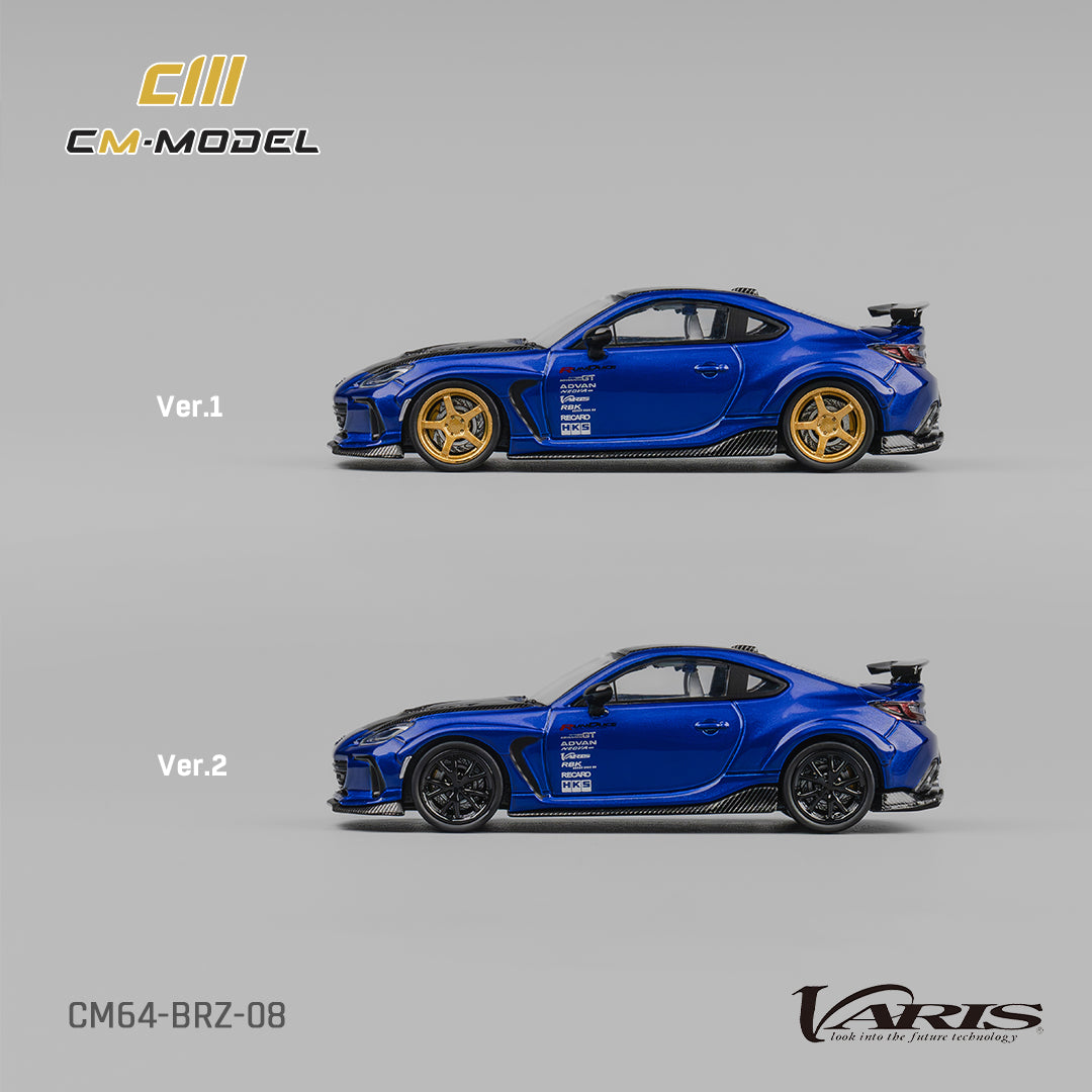 CM Model - Pre-Order - Subaru BRZ Varis Widebody, Blue - CM64-BRZ-08