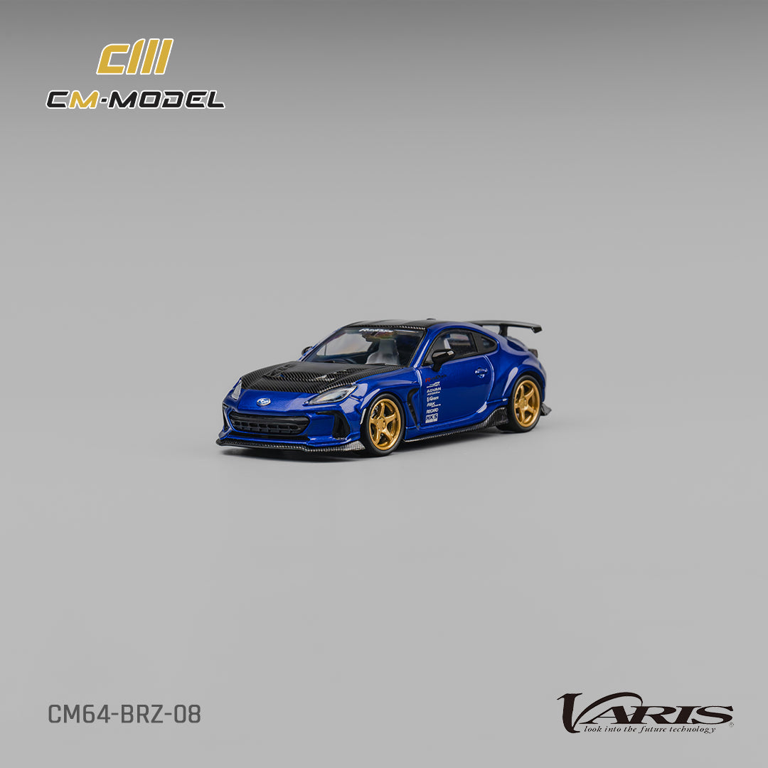 CM Model - Pre-Order - Subaru BRZ Varis Widebody, Blue - CM64-BRZ-08