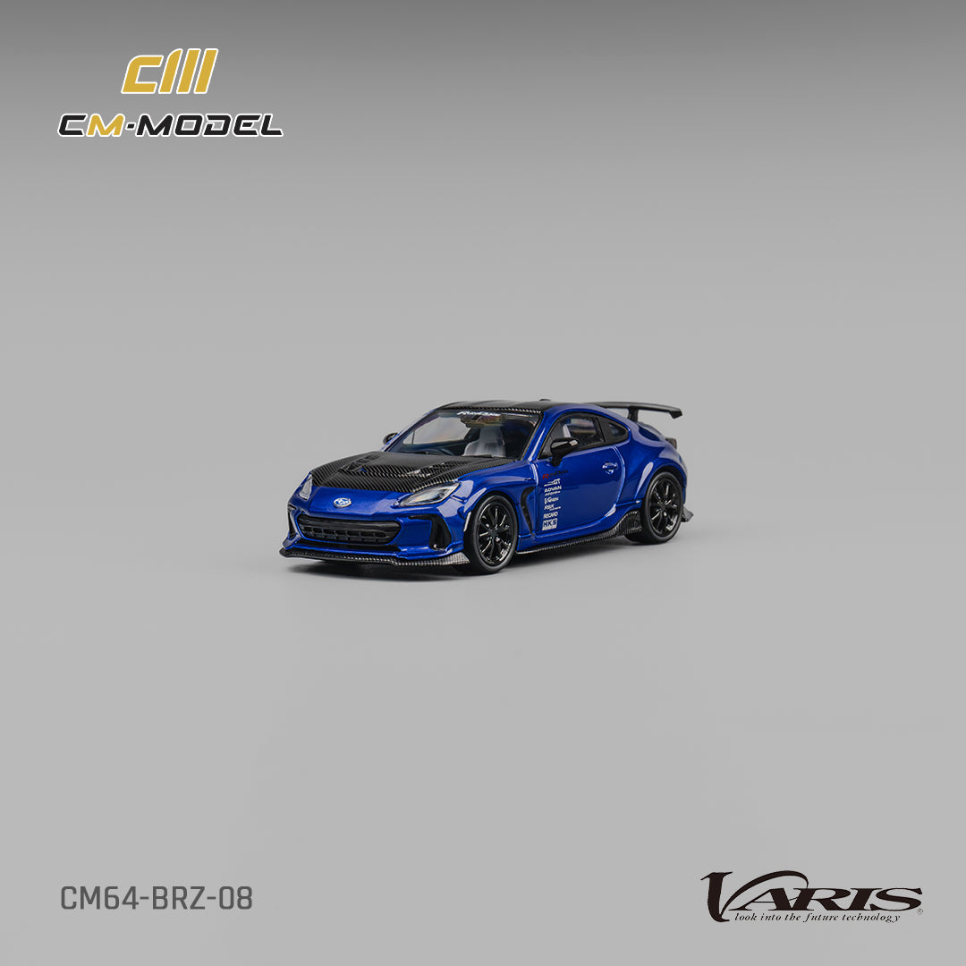CM Model - Pre-Order - Subaru BRZ Varis Widebody, Blue - CM64-BRZ-08