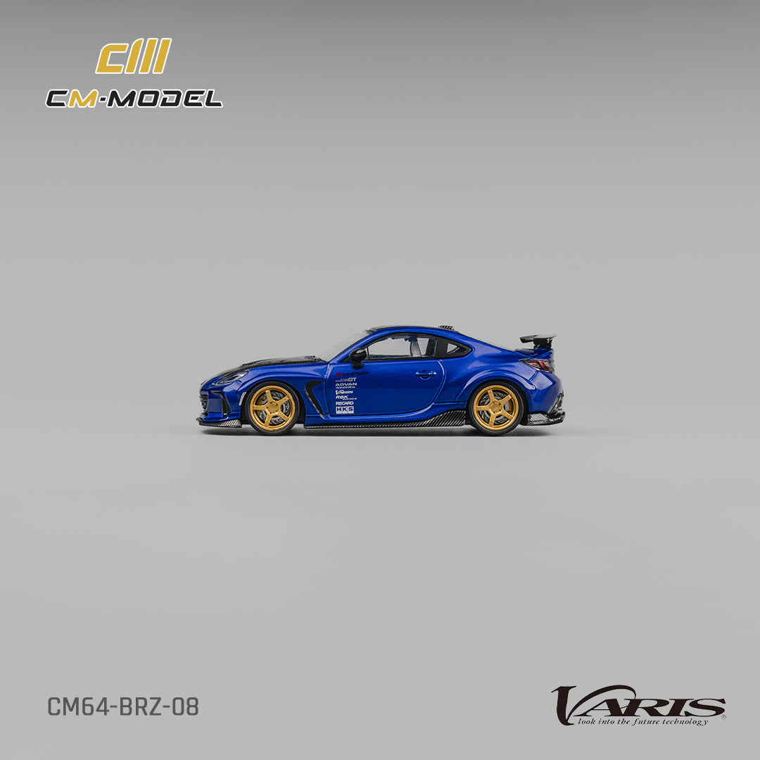 CM Model - Pre-Order - Subaru BRZ Varis Widebody, Blue - CM64-BRZ-08