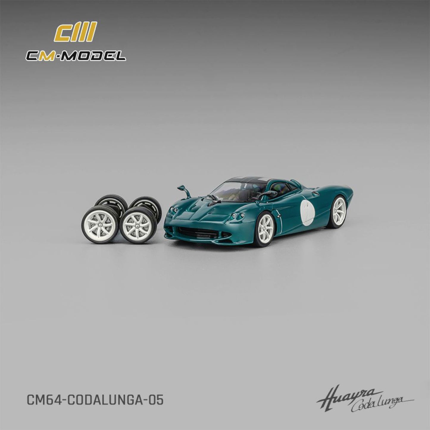 CM Model - Pre-Order - Pagani Huayra Codalunga Green - CM64-CODALUNGA-05