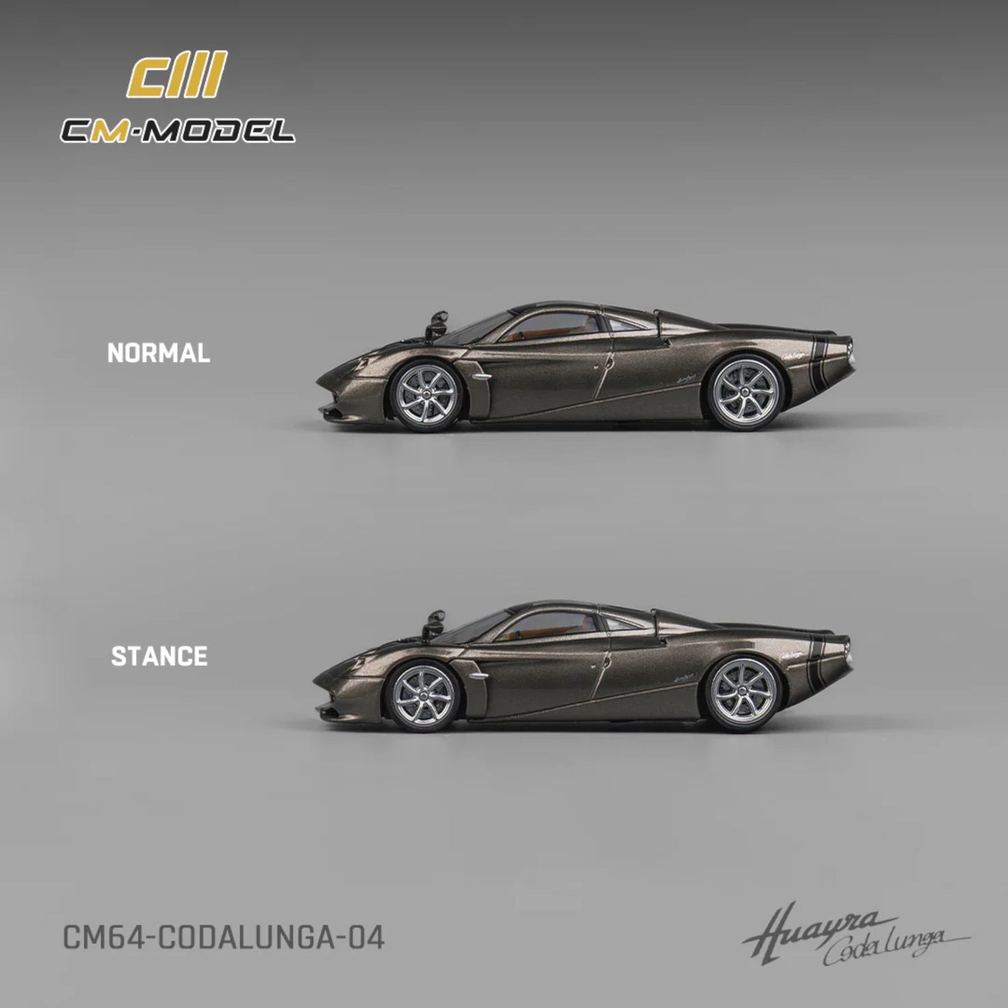 CM Model - Pagani Codalunga Metal Gun Grey - CM64-Codalunga-04
