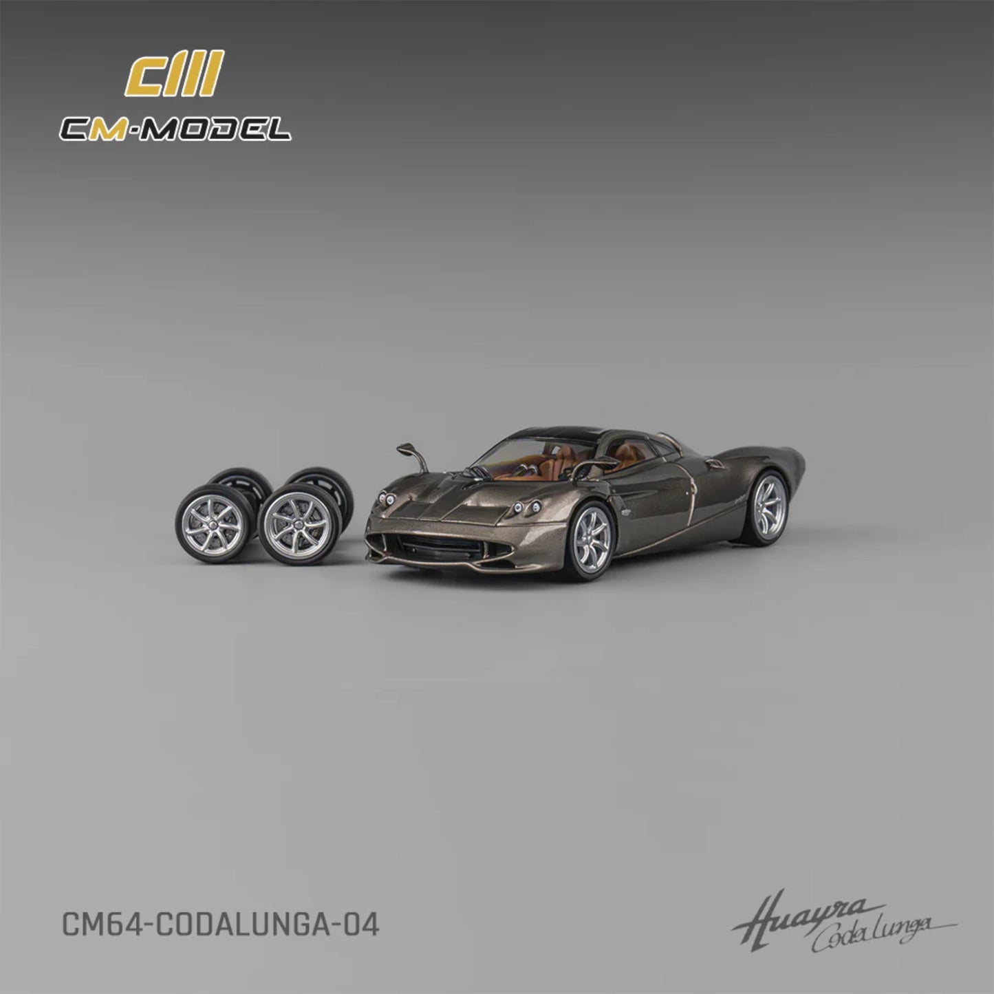 CM Model - Pagani Codalunga Metal Gun Grey - CM64-Codalunga-04