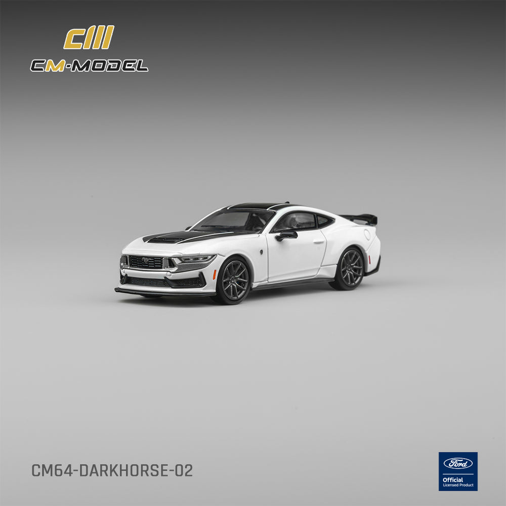 CM Model - Pre-Order - Ford Mustang DarkHorse Oxford White - CM64-Darkhorse-02