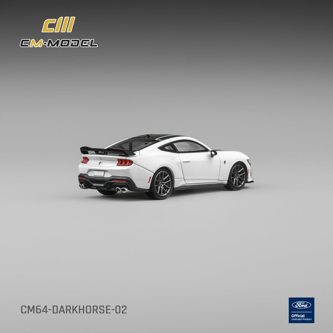 CM Model - Pre-Order - Ford Mustang DarkHorse Oxford White - CM64-Darkhorse-02