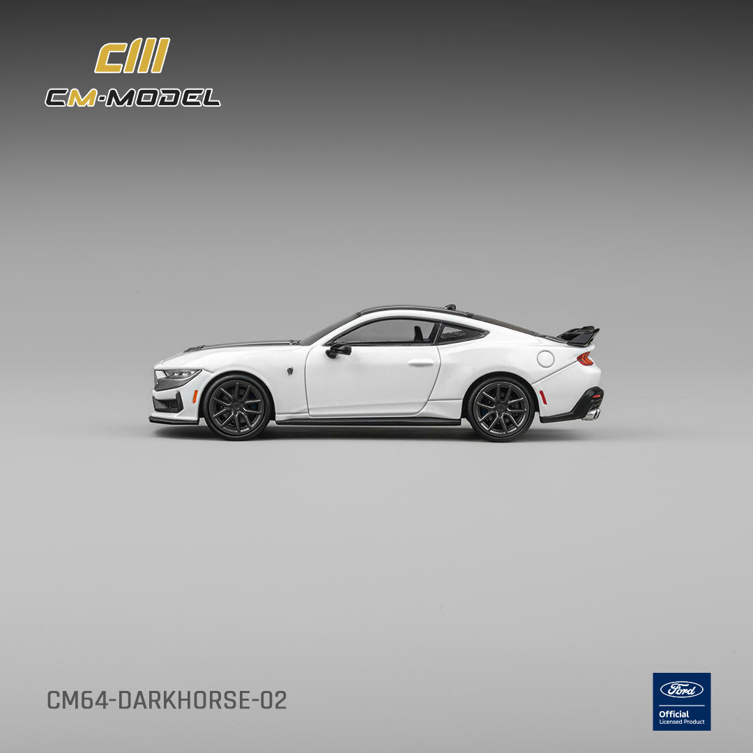 CM Model - Pre-Order - Ford Mustang DarkHorse Oxford White - CM64-Darkhorse-02