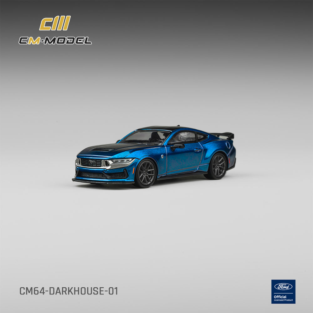 Pre-Order bis 14.03.2025 - CM Model - Ford Mustang DarkHorse Blue Ember Metallic - CM64-DarkHorse-01