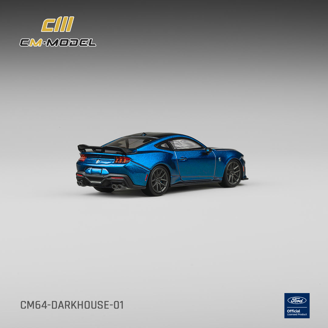 CM Model - Pre-Order - Ford Mustang DarkHorse Blue Ember Metallic - CM64-DarkHorse-01