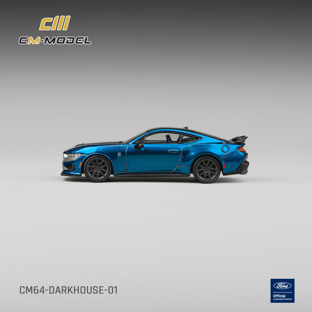 CM Model - Pre-Order - Ford Mustang DarkHorse Blue Ember Metallic - CM64-DarkHorse-01