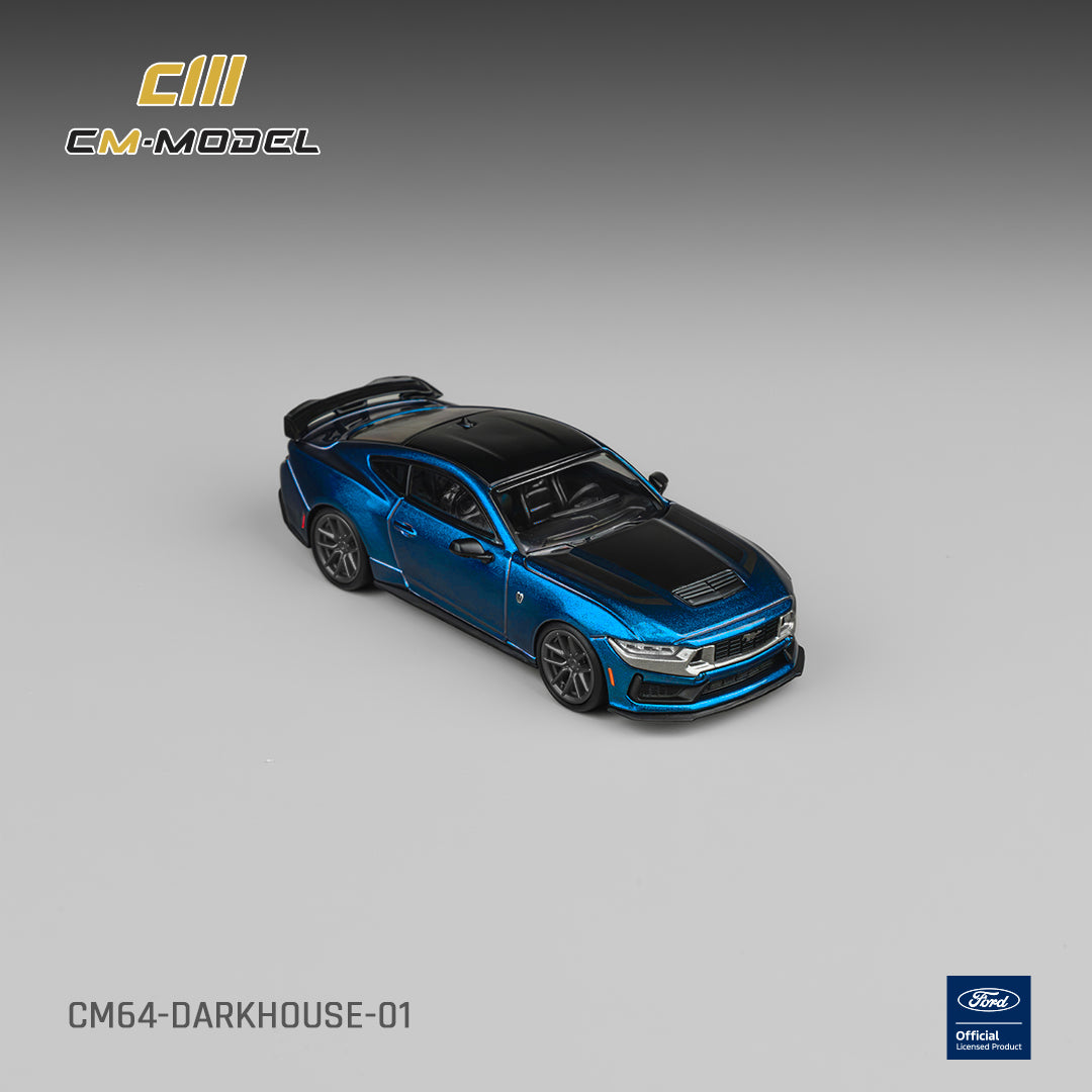 CM Model - Pre-Order - Ford Mustang DarkHorse Blue Ember Metallic - CM64-DarkHorse-01