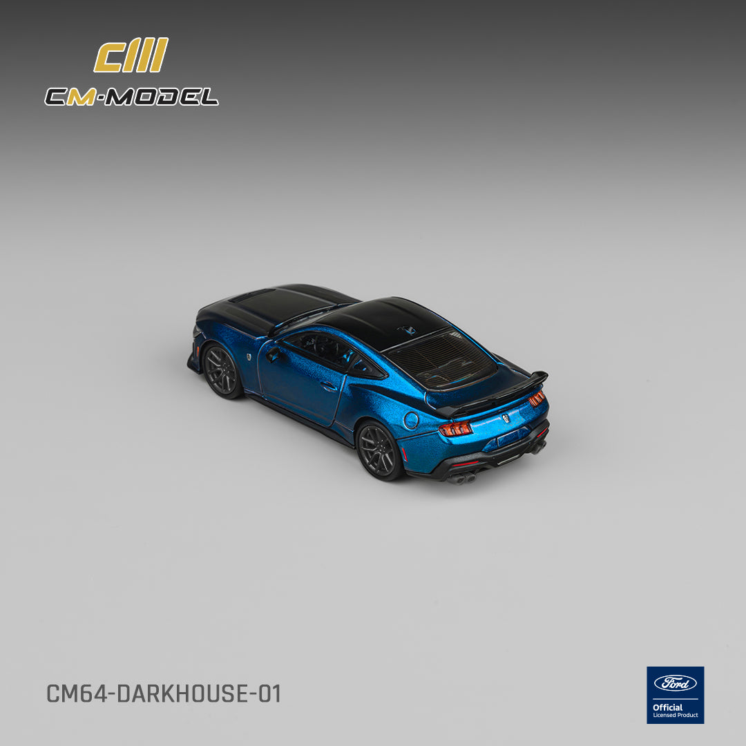 CM Model - Pre-Order - Ford Mustang DarkHorse Blue Ember Metallic - CM64-DarkHorse-01